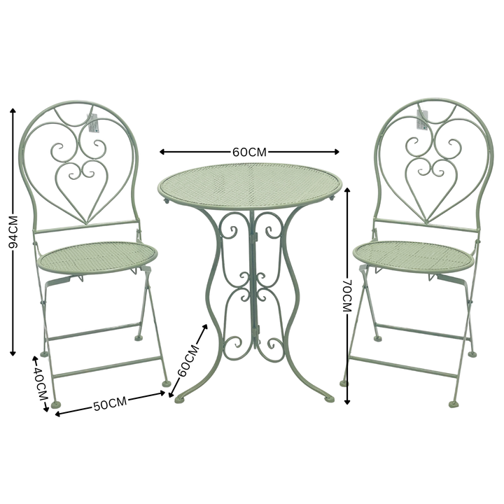 Patio Setting 3 pce Cora