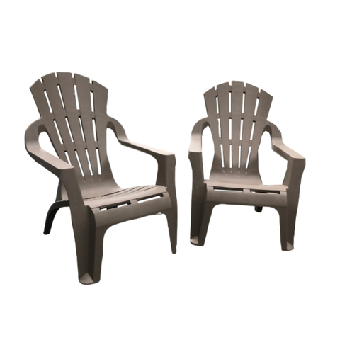 Chair Italia Taupe Replica Adirondack