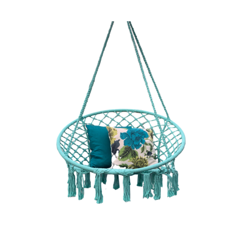 Chair Macrame Hanging Spearmint