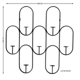 Wall Decor - Candle Holder Black SECONDS