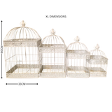 Birdcage Square Set 4 Cream