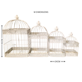 Birdcage Square Set 4 Cream