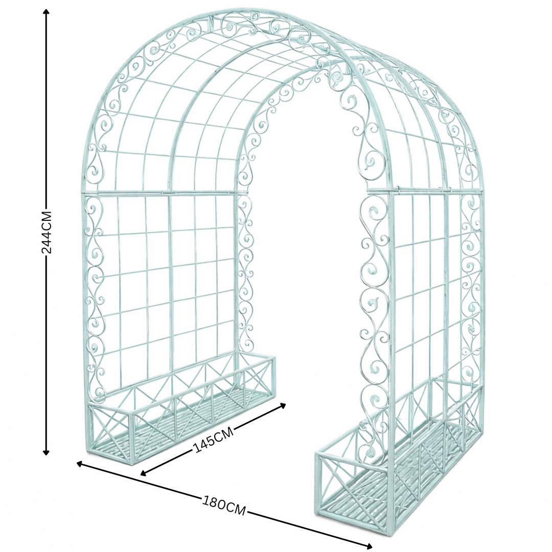 Corridor/Walkway Decorative Green Mottled White