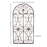 Wall Decor - Arched Rustic Brown