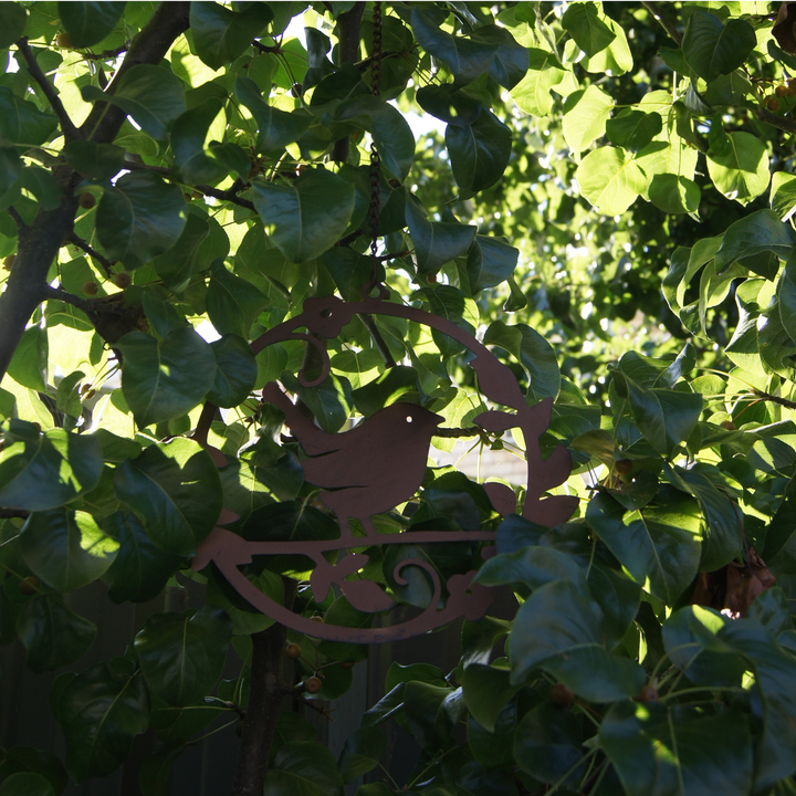 Hanging Circle with Bird Head Down