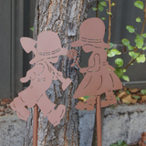 Garden Stake - Boy & Girl Set