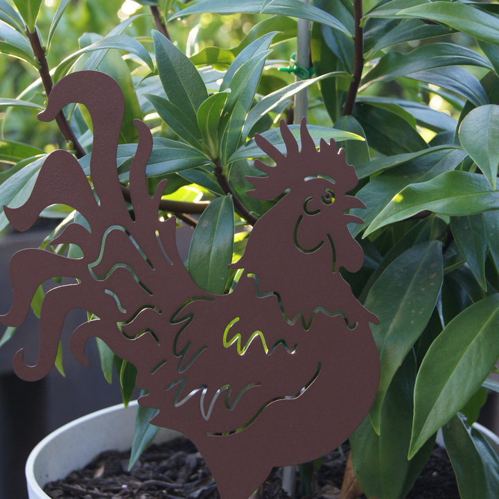 Garden Stake - Rooster