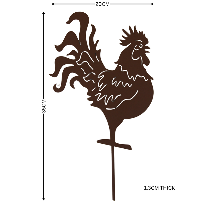 Garden Stake - Rooster