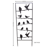 Garden Stake - Fence Metal Birds