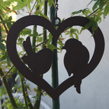 Hanging Heart with 2 Birds