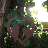Hanging Heart with 2 Birds