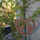 Hanging Heart with 2 Birds