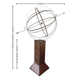 Equatorial Sphere on a Stand