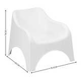 Chairs - Nuvola Tub Chair White