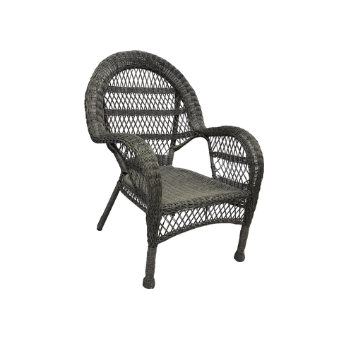 Chair Province Grey Poly Wicker