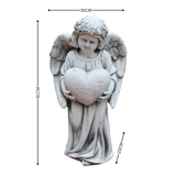 Statue Angel Holding Heart