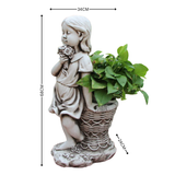 Statue - Flowerpot Girl