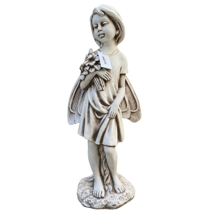 Statue Girl with Bouquet