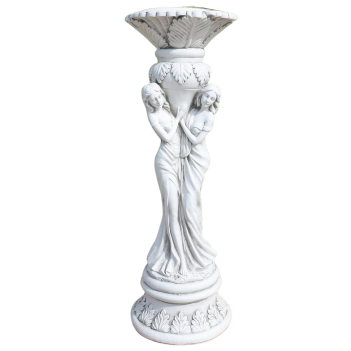 Statue Lady with Planter