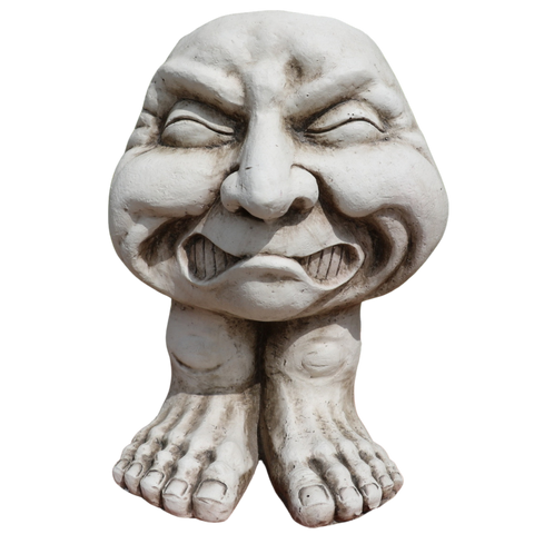 Statue Funny Head & Feet