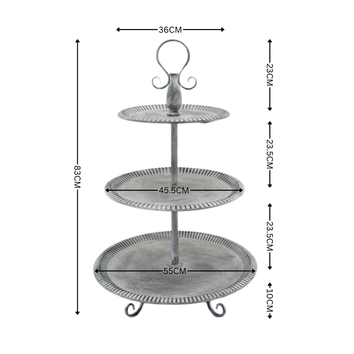 Metal 3 Tier Tray