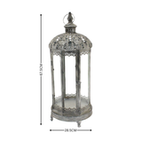 Metal Lantern with Glass - Acacia