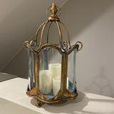 Metal Lantern with Glass - Daphne