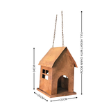 Bird House - Hanging Metal Rust