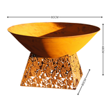 Fire Bowl - Fire Pit w Base Laser