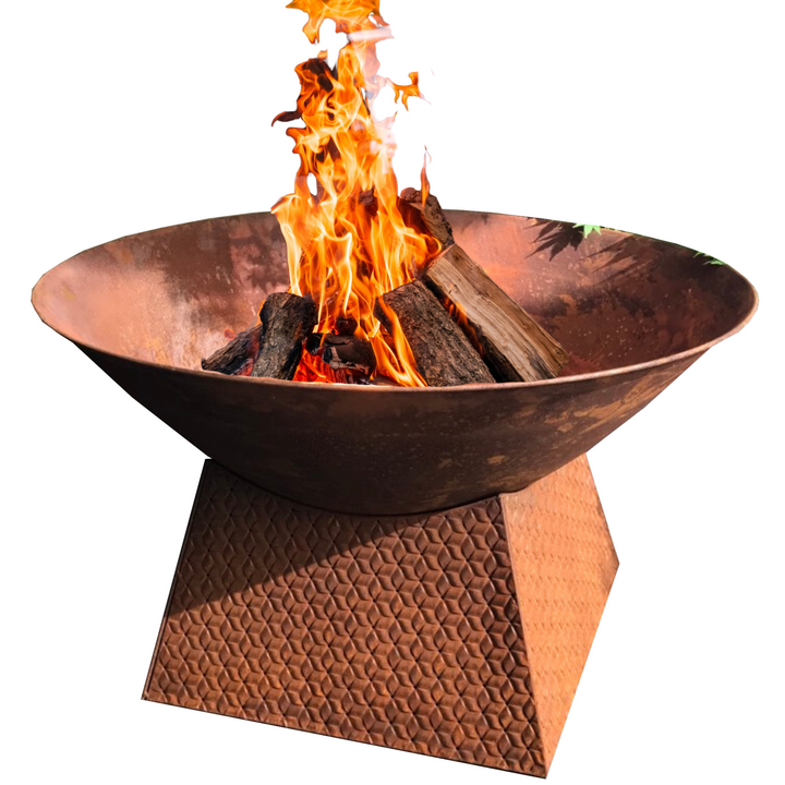 Fire Bowl - Fire Pit w Base Weave