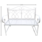 Garden Bench - Seat Zara Cream