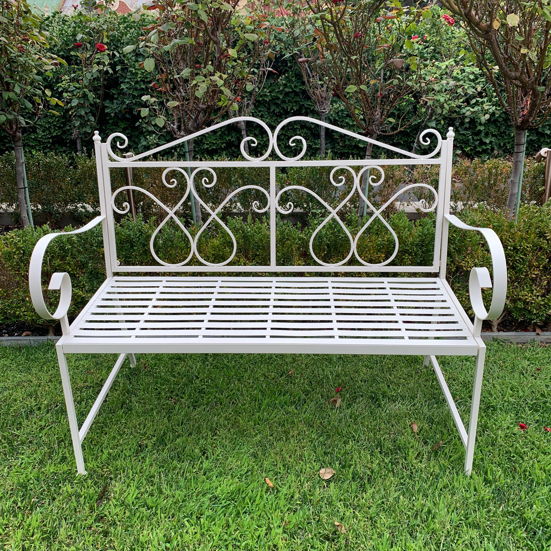 Garden Bench Seat Zara Cream