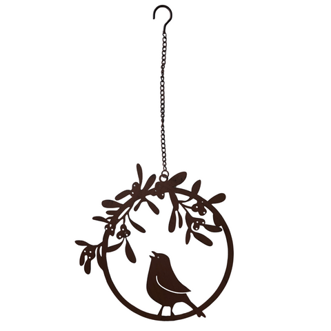 Hanging Circle with Bird Head Up