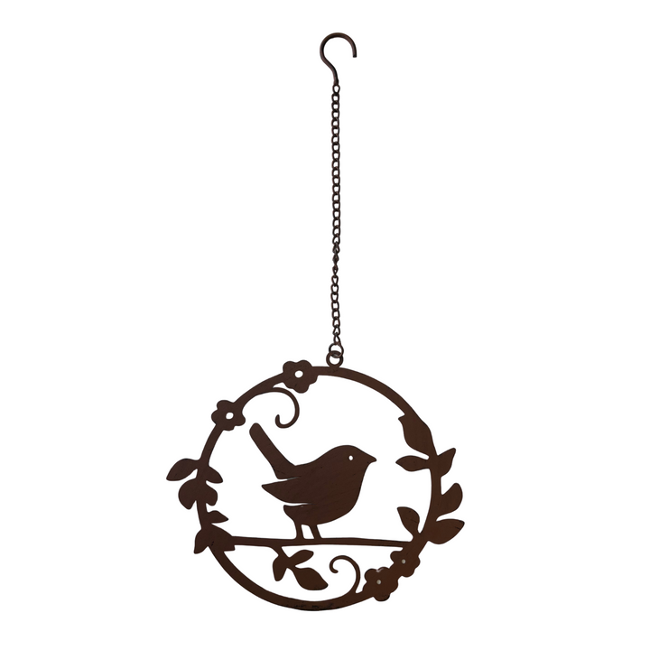 Hanging Circle with Bird Head Down