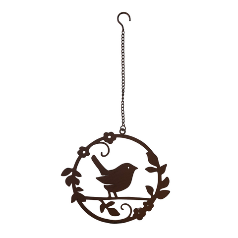 Hanging Circle with Bird Head Down