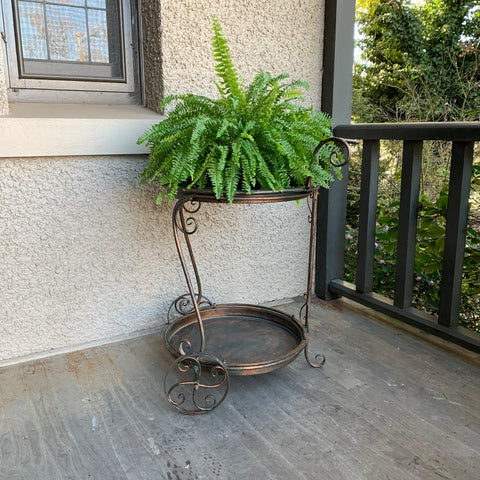 Trolley Drinks in Antique Verdi Bronze