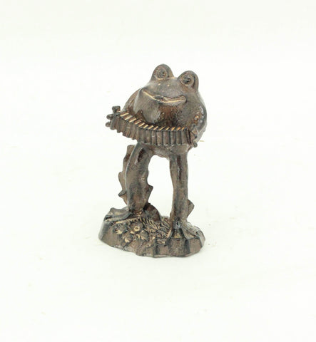 Statue Frog Playing Accordion