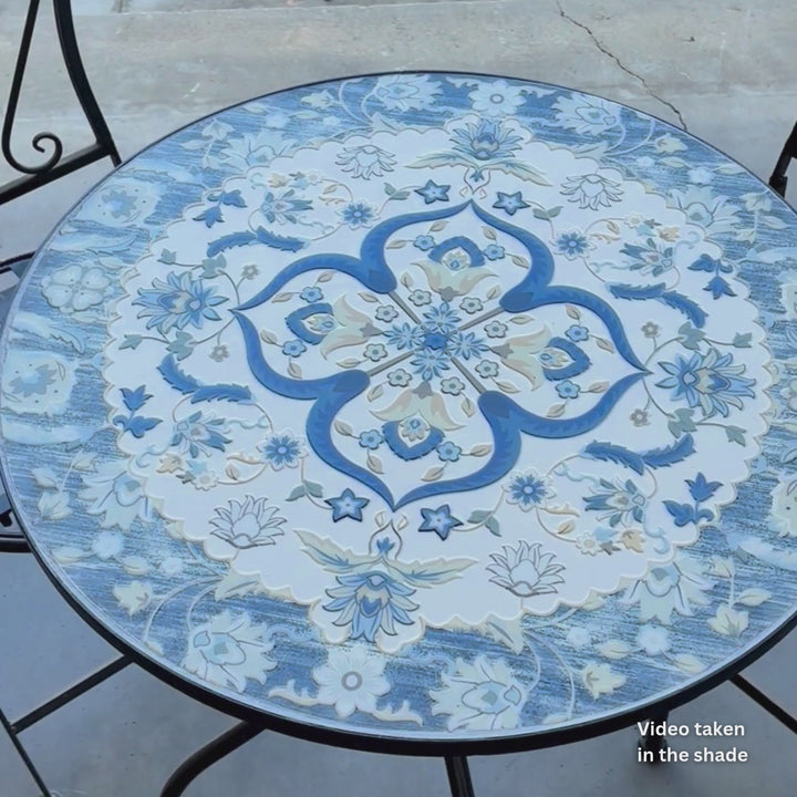 Patio Setting Ines Mosaic 3 pce