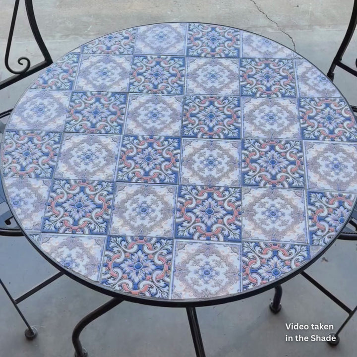 Patio Setting Tiento Mosaic 3 pce