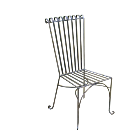Chair Emily Flared Wrought Iron