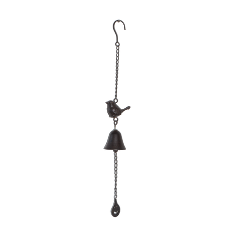 Hanging Bell Bird Metal 8x7x66cm-ORDER MULIPLES 2