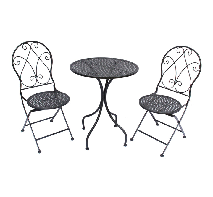 Patio Setting - Abby 3 piece in Black