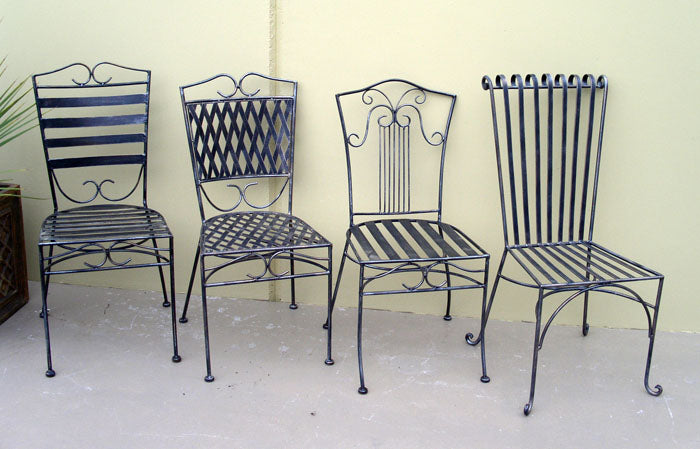wrought iron adirondack chairs