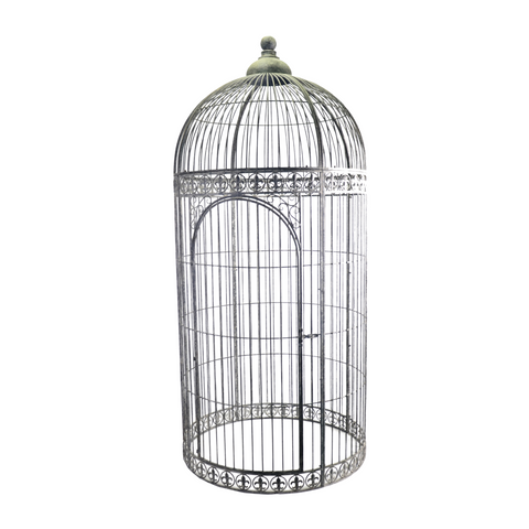 Bird Cage Grey Rust
120x120x265 cms