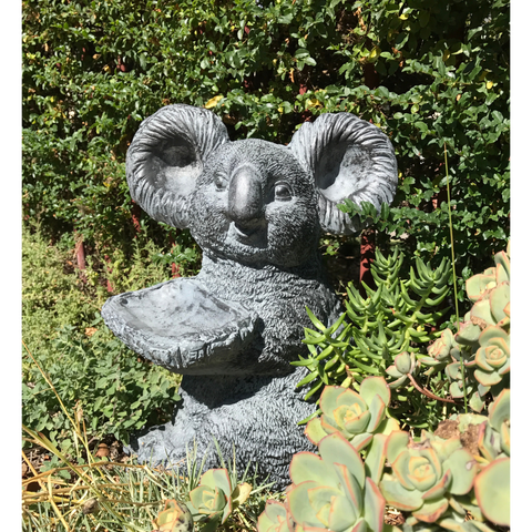 Statue Koala w Tray 30x23x40cm